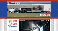 Desktop Screenshot of interstatetrailers.com